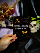 Load image into Gallery viewer, If I Were A Dragon Greetings Card