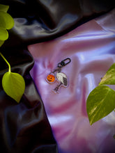 Load image into Gallery viewer, Trick or Treat Bin Chicken Acrylic Charm