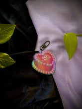 Load image into Gallery viewer, Holo Book Lover Pink Acrylic Charm