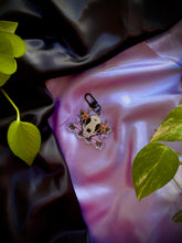 Load image into Gallery viewer, Floral Cat skull Acrylic Charm