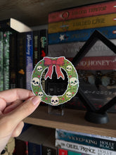 Load image into Gallery viewer, Christmas Skull Wreath Sticker
