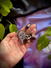Load image into Gallery viewer, Death Before Decaf Acrylic Charm