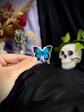 Load image into Gallery viewer, Blue Butterfly Sticker