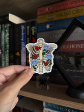 Load image into Gallery viewer, Floral Ribcage Sticker
