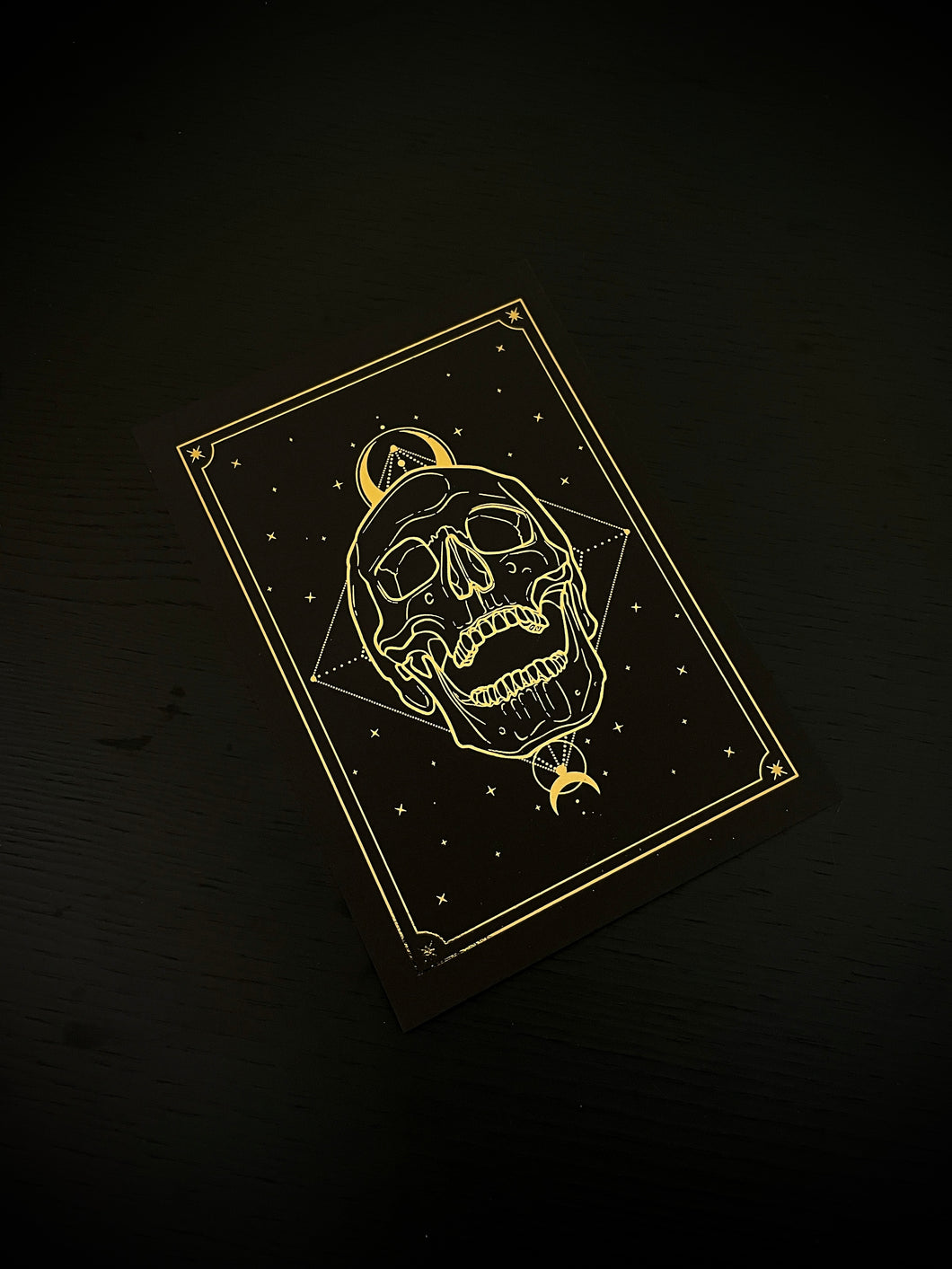 Skull Foil Print