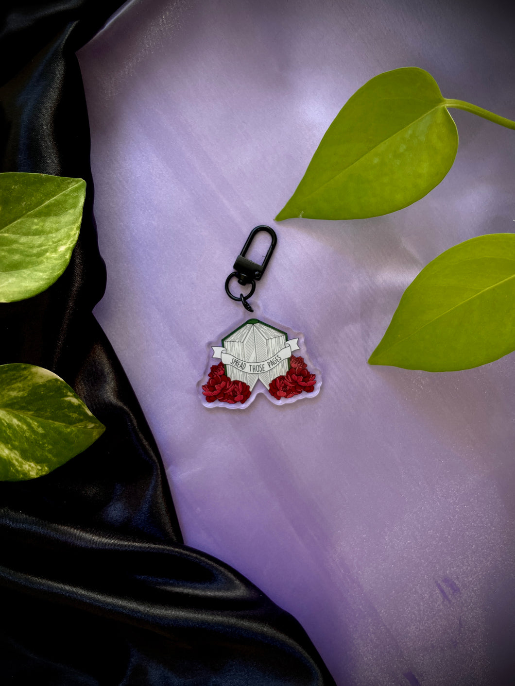 Spread Those Pages Acrylic Charm