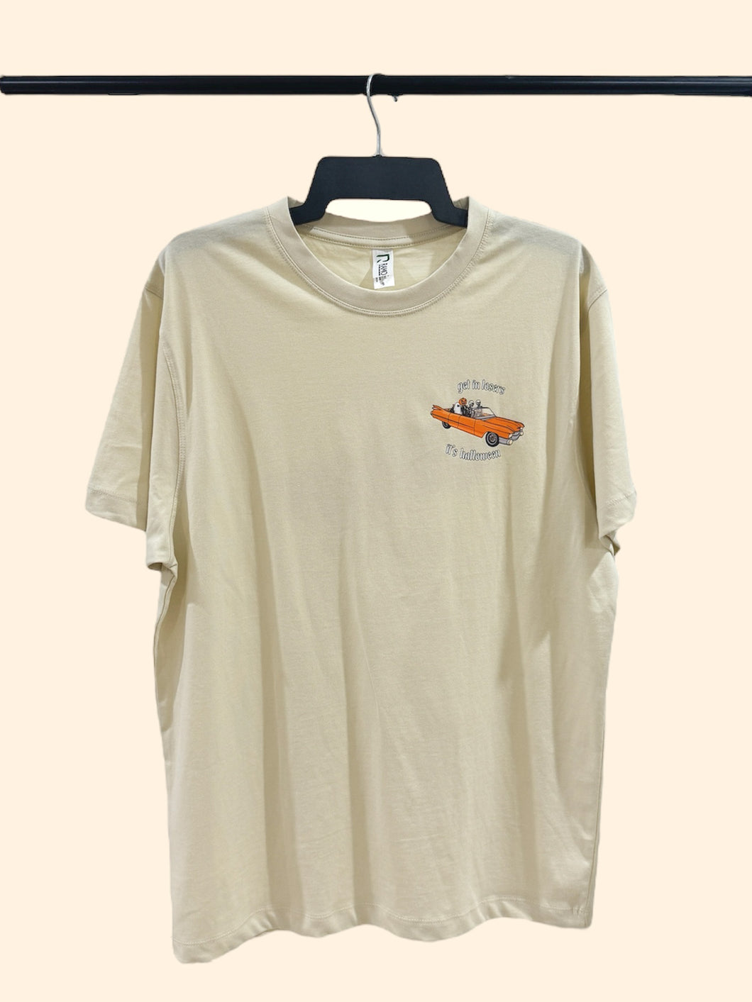 Get In Losers, It’s Halloween T-Shirt (Crest and Full Back Print)
