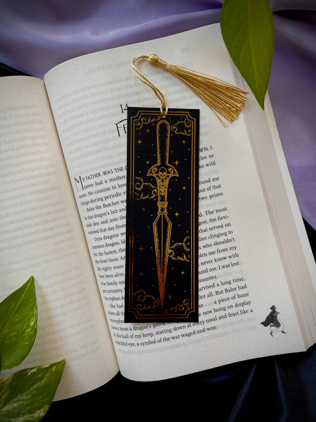 Dagger Foil Bookmark
