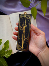 Load image into Gallery viewer, Dagger Foil Bookmark
