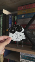 Load and play video in Gallery viewer, Yin Yang Cat Sticker
