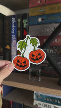 Load and play video in Gallery viewer, Pumpkin Cherries Sticker
