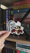 Load and play video in Gallery viewer, Death Before Decaf Sticker
