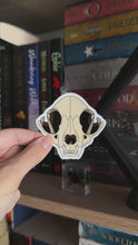 Load and play video in Gallery viewer, Cat Skull Sticker
