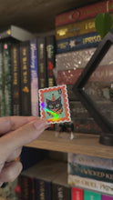 Load and play video in Gallery viewer, Cat Stamp Sticker LIMITED EDITION

