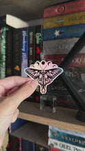 Load and play video in Gallery viewer, Luna Moth Sticker
