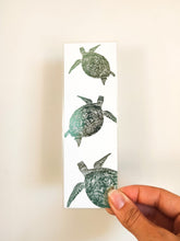 Load image into Gallery viewer, Turtle Foil Bookmark
